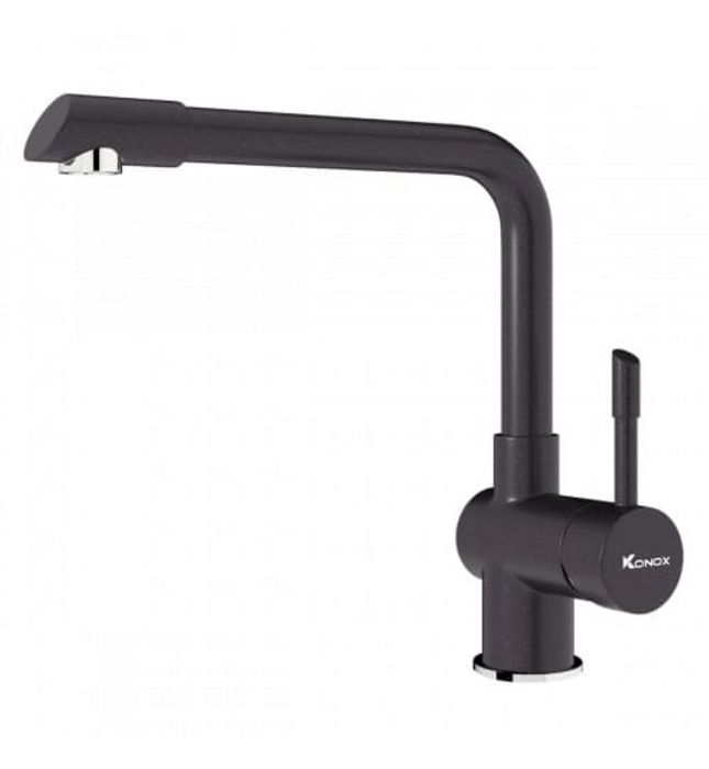 Vòi rửa bát nóng lạnh Konox Felix Black