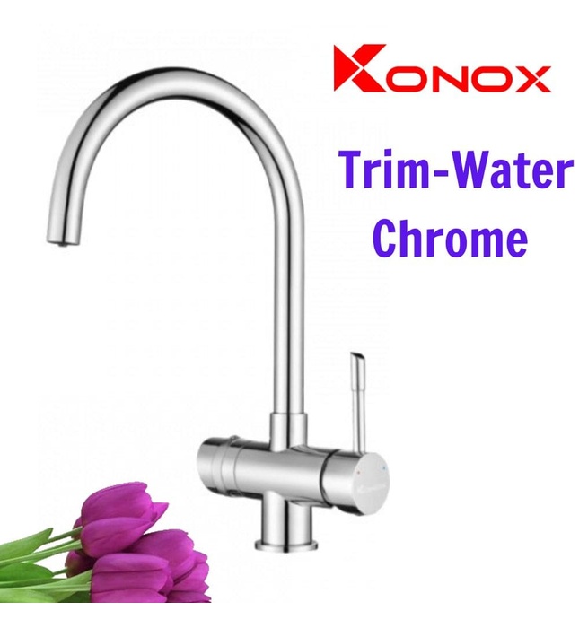 Vòi rửa bát 3 đường nước Konox Trim-Water Chrome