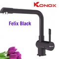 Vòi rửa bát nóng lạnh Konox Felix Black