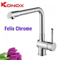 Vòi rửa bát nóng lạnh Konox Felix Chrome
