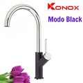 Vòi rửa bát nóng lạnh cần cứng Konox Modo Black