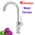 Vòi rửa bát nóng lạnh cần cứng Konox Modo Chrome