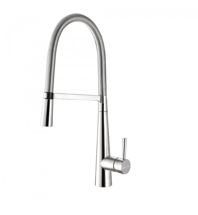 Vòi rửa bát nóng lạnh cần mềm Konox KN1909