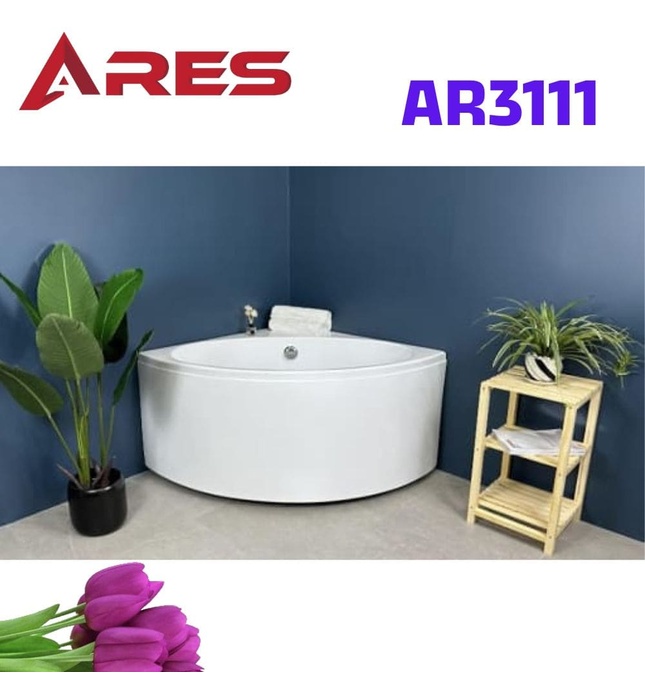 Bồn tắm góc cân 1.1m Ares AR3111