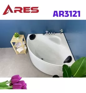 Bồn tắm góc cân 1.2m Ares AR3121
