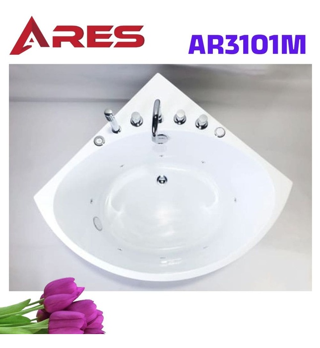 Bồn tắm góc massage Ares AR3101M