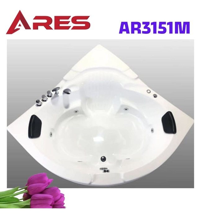 Bồn tắm góc massage 1.5m Ares AR3151M