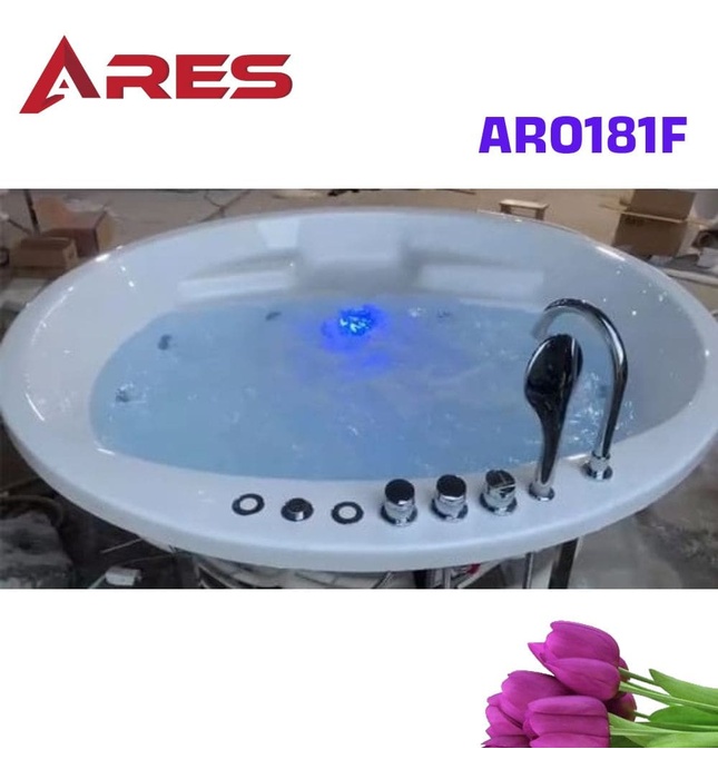 Bồn tắm tròn massage 1.8m Ares AR0181F