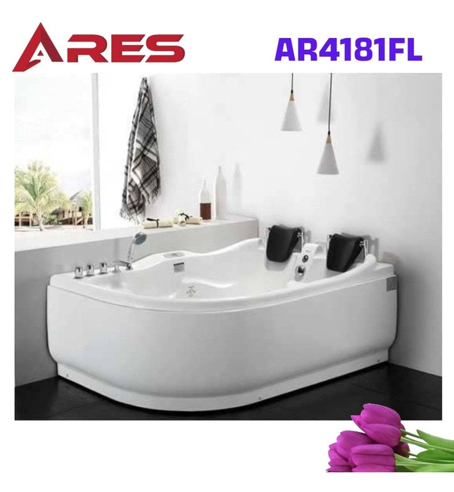 Bồn tắm góc massage 1.8m Ares AR4181FL