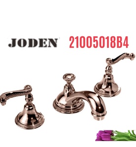 Vòi chậu rửa mặt 3 chân gắn chậu màu đồng Joden Diana 21005018B4