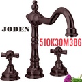 Vòi chậu rửa mặt 3 chân cao gắn chậu Joden Alexander 510K30M3B6