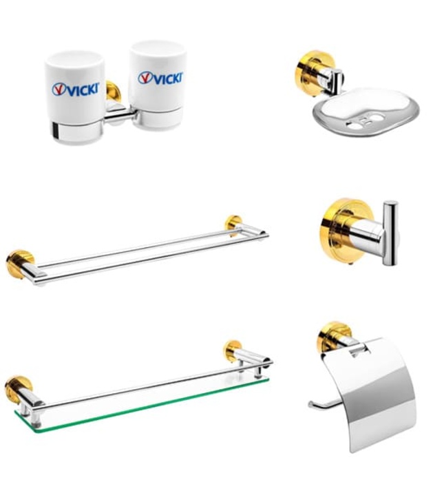 Bộ phụ kiện phòng tắm Vicki VK 902 (6 món)