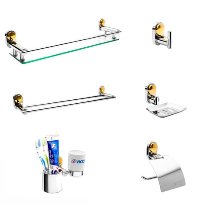 Bộ phụ kiện phòng tắm Vicki VK 905(6 món)