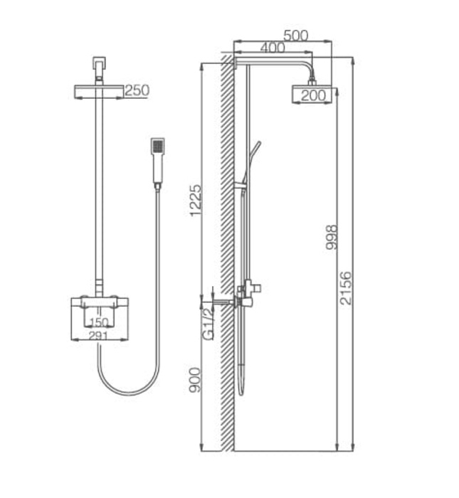 Sen tắm cây nhiệt độ bát tròn Joden 92506608C