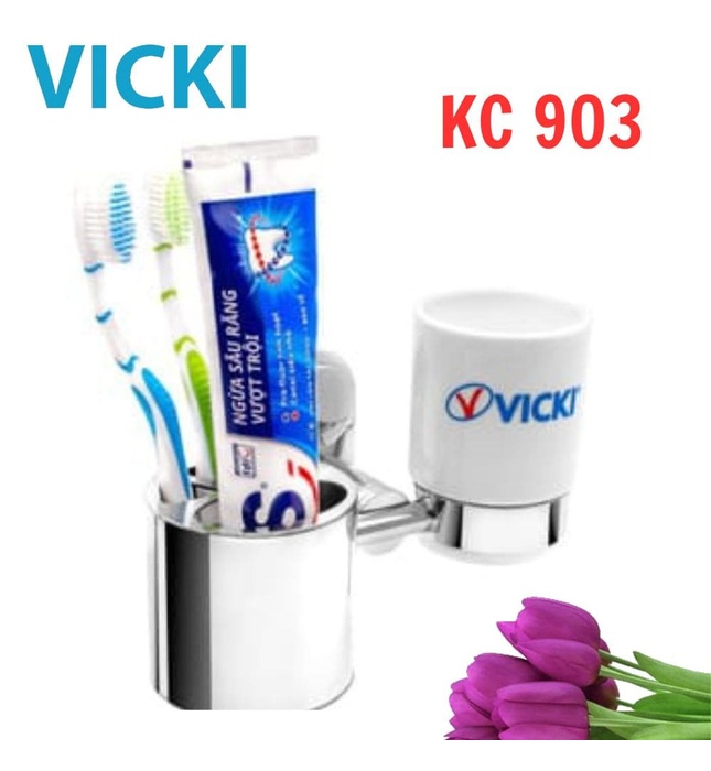 Kệ cốc đánh răng Vicki KC 903
