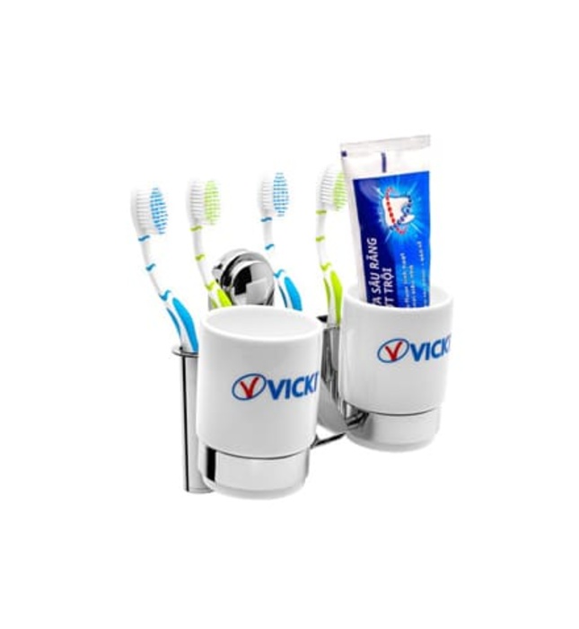 Kệ cốc đánh răng Vicki KC 906
