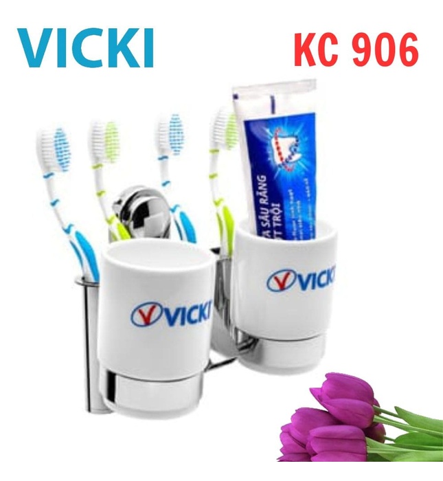 Kệ cốc đánh răng Vicki KC 906