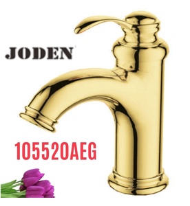 Vòi chậu rửa mặt 1 chân thấp màu vàng Joden Hathaway 105520AEG
