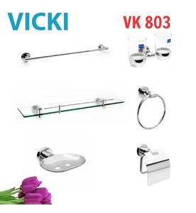 Bộ phụ kiện phòng tắm Vicki VK 803 (6 món)