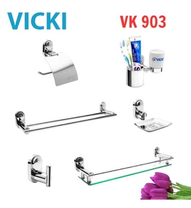 Bộ phụ kiện phòng tắm Vicki VK 903 (6 món)