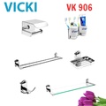 Bộ phụ kiện phòng tắm Vicki VK 906 (6 món)