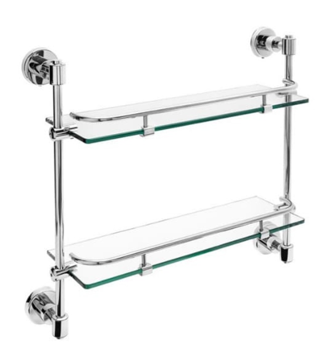 Kệ để đồ 2 tầng inox VICKI VK501V vuông