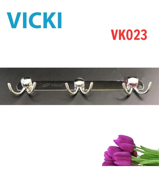 Móc áo 3 vấu đôi Vicki VK023