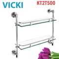 Kệ để đồ 2 tầng inox VICKI KT2T500