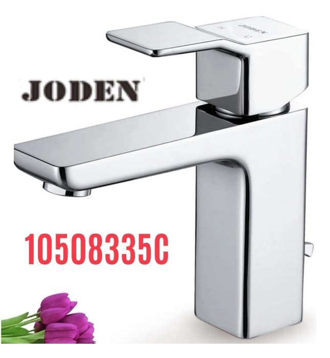 Vòi chậu rửa mặt vuông 1 chân thấp Joden Leroy 10508335C