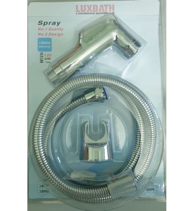 Vòi xịt đồng tăng áp Luxbath LB203 (Bảo hành 20 năm)