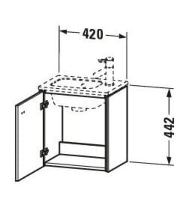 Tủ chậu lavabo Duravit BR4000R1018