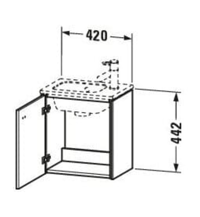 Tủ chậu lavabo Duravit BR4000R1021
