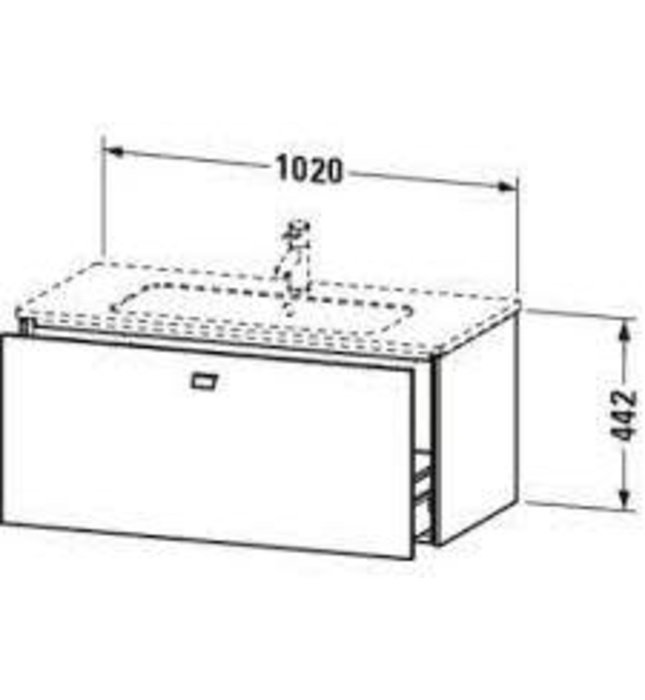 Tủ chậu lavabo Duravit BR400301007