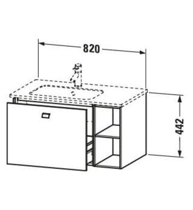 Tủ chậu lavabo Duravit BR401209191