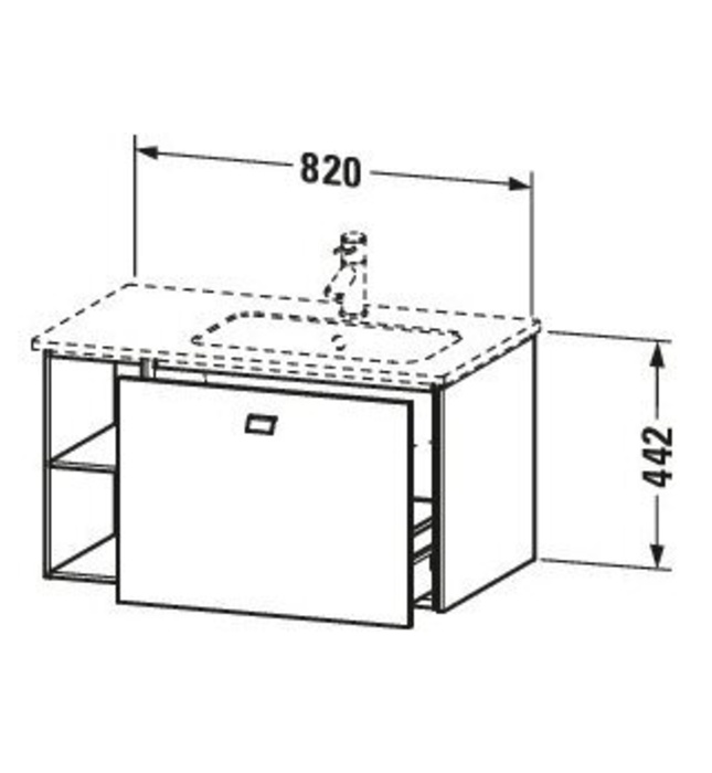 Tủ chậu lavabo Duravit BR401401007