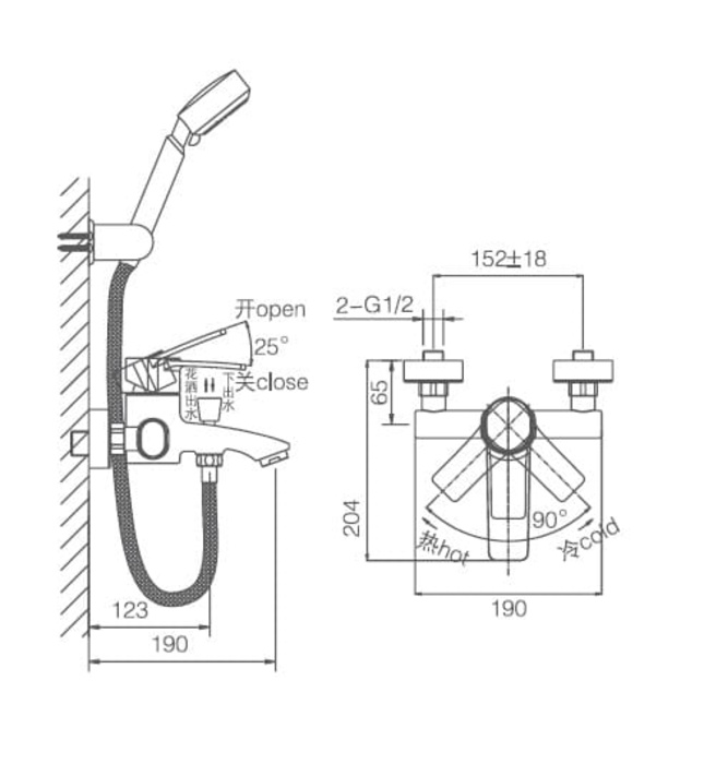 Sen tắm nóng lạnh Joden Murdo 6009P08UC