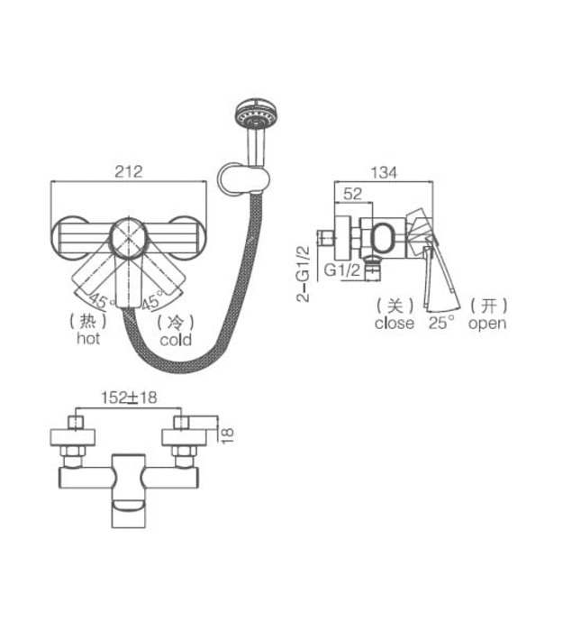 Sen tắm nóng lạnh Joden Murdo 9009P08UC