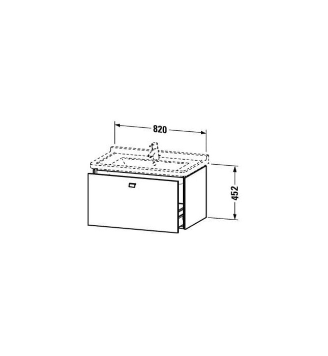 Tủ chậu lavabo Duravit BR404201049