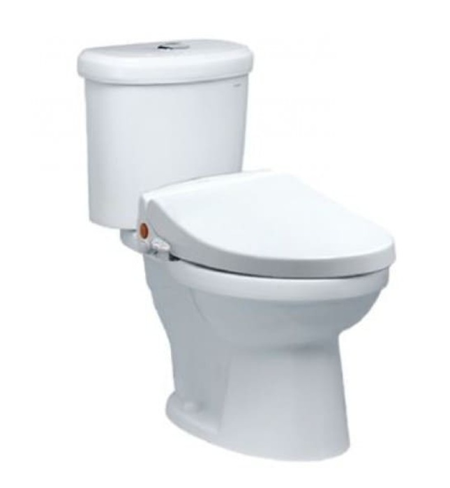 Bồn cầu 2 khối nắp rửa cơ Caesar CD1338/TAF050