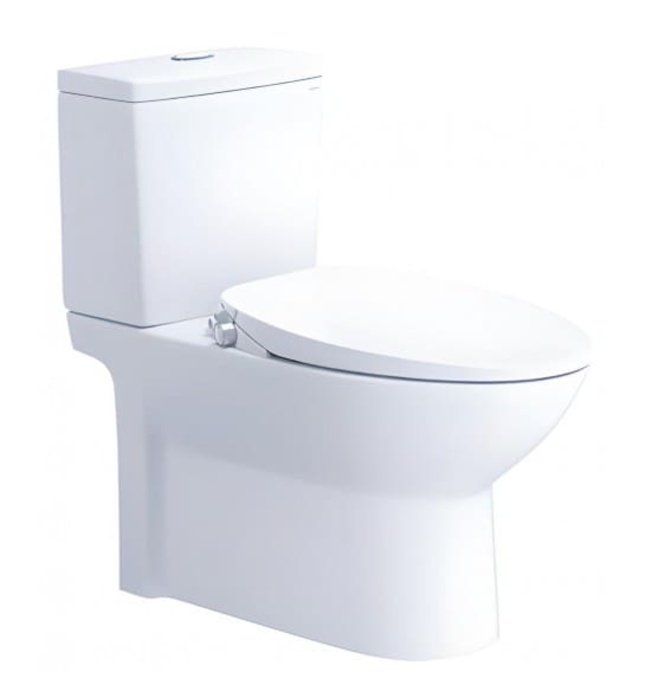 Bồn cầu 2 khối nắp rửa cơ Caesar CD1341/TAF060