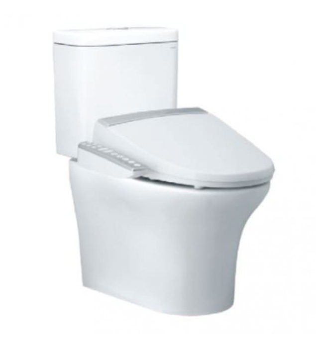 Bồn cầu 2 khối nắp điện tử Caesar CD1341/TAF200H