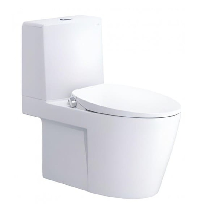 Bồn cầu 2 khối nắp rửa cơ Caesar CD1345/TAF060