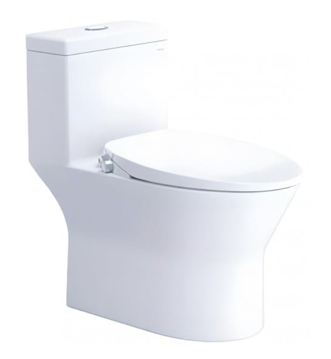 Bồn cầu 1 khối nắp rửa cơ Caesar C1374F+TAF060