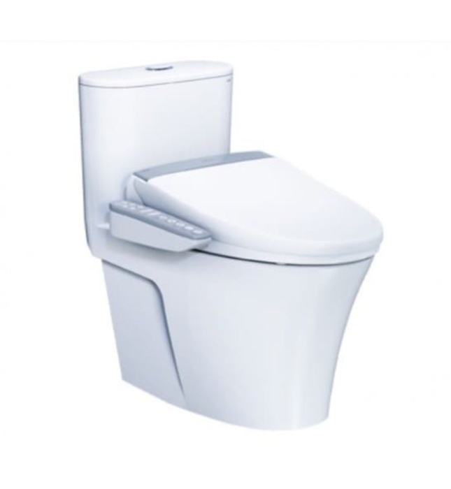 Bồn cầu 1 khối nắp điện tử Caesar CD1395/TAF200H