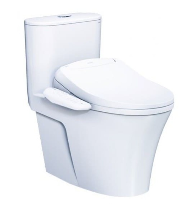 Bồn cầu 1 khối nắp điện tử Caesar C1395F+TAF400H (CD1395/TAF400H)