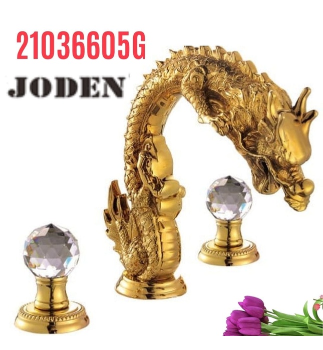 Vòi chậu rửa mặt 3 chân gắn chậu Joden King 21036605G