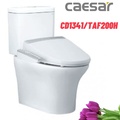 Bồn cầu 2 khối nắp điện tử Caesar CD1341/TAF200H