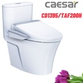 Bồn cầu 1 khối nắp điện tử Caesar CD1395/TAF200H