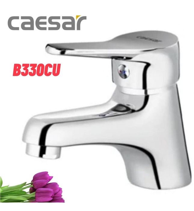 Vòi Lavabo Nóng Lạnh 1 Chân Caesar B330CU