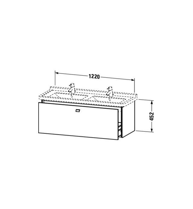 Tủ chậu lavabo Duravit BR404401030